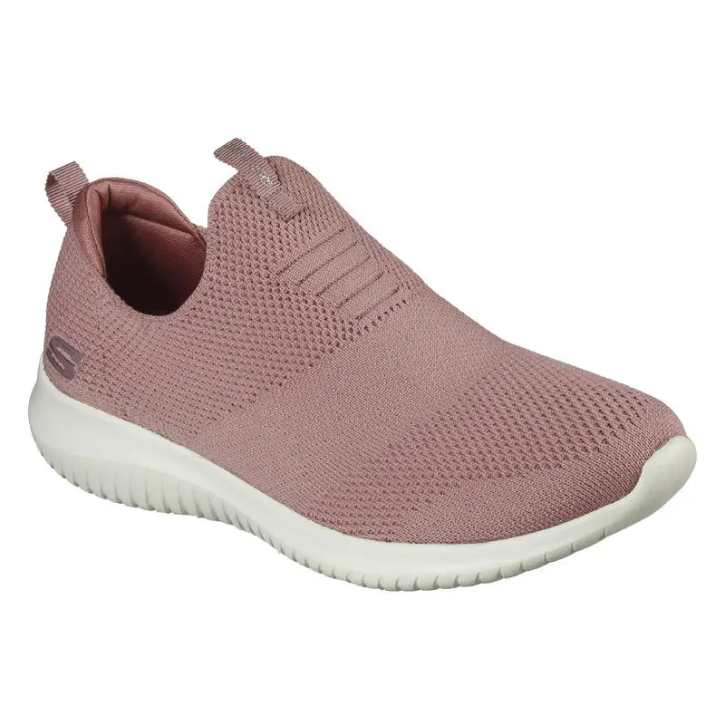 Zapatillas Caminar Mujer Skechers Slip On Ultra Flex Rosa - Imagen 2