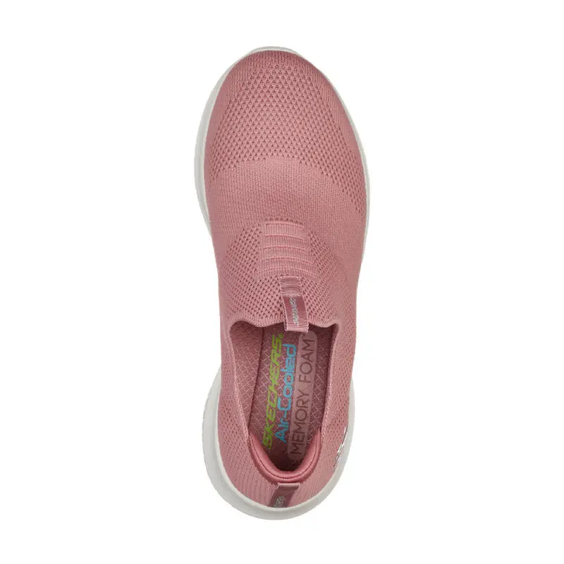 Zapatillas Caminar Mujer Skechers Slip On Ultra Flex Rosa - Imagen 5
