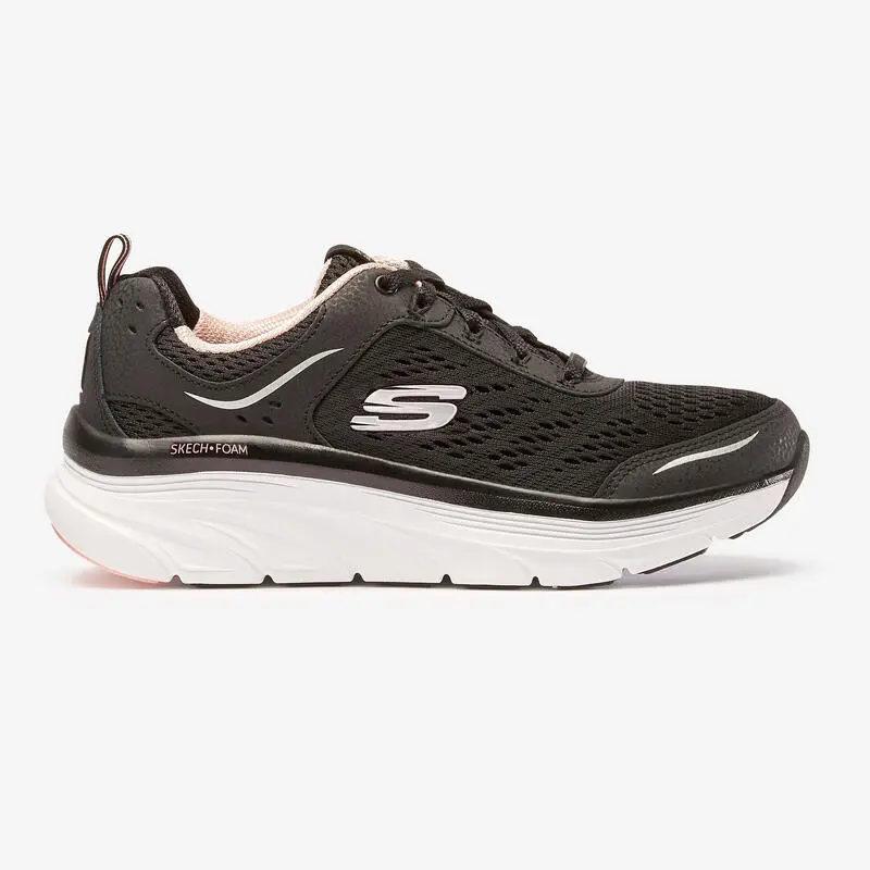 Zapatillas Caminar Skechers Mujer D'LUX Walker Negro
