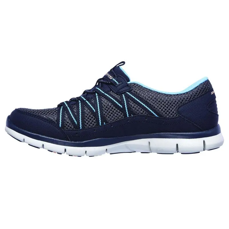 Zapatillas Caminar Unisex Skechers My Business 104061 Azul Marino - Imagen 5