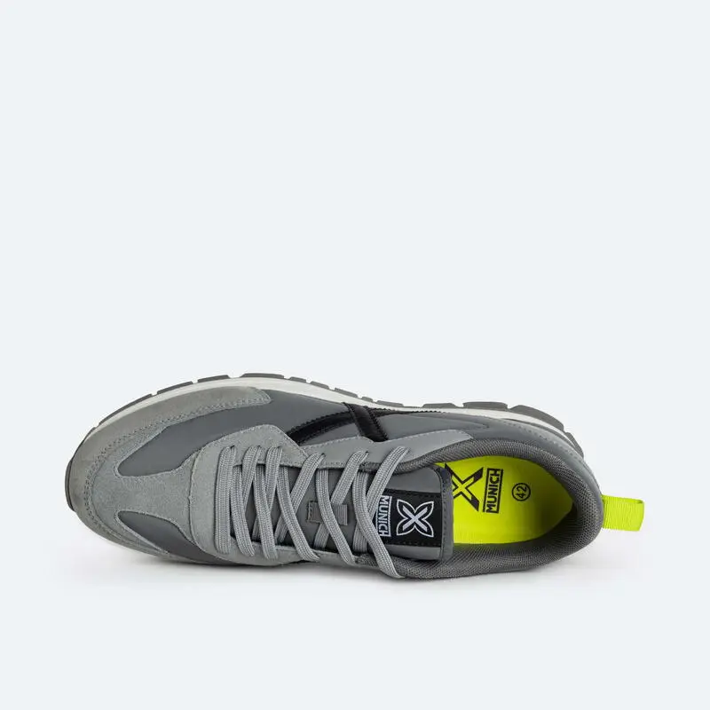 Zapatillas Casual MUNICH Versatile Hombre Gris - Imagen 3
