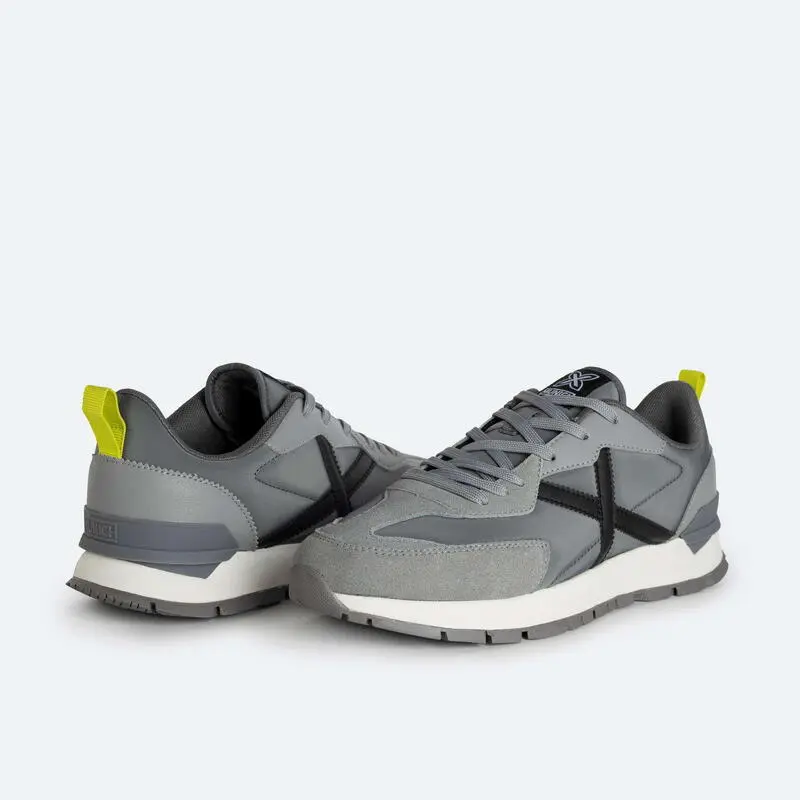 Zapatillas Casual MUNICH Versatile Hombre Gris - Imagen 5