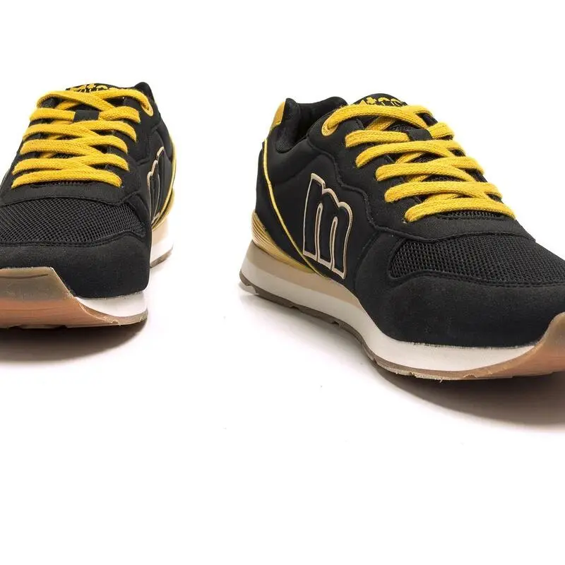 Zapatillas De Caminar Para Hombre Mtng Joggo En Color Negro - Imagen 5