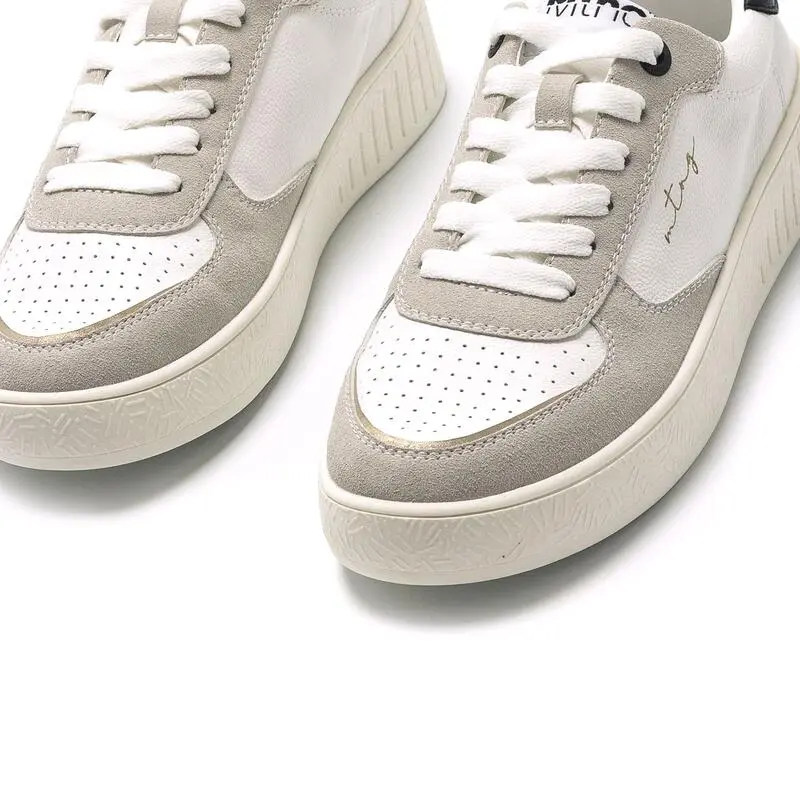 Zapatillas De Caminar Para Mujer Mtng Delta En Color Blanco - Imagen 3