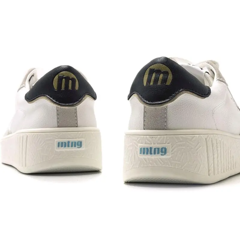 Zapatillas De Caminar Para Mujer Mtng Delta En Color Blanco - Imagen 4