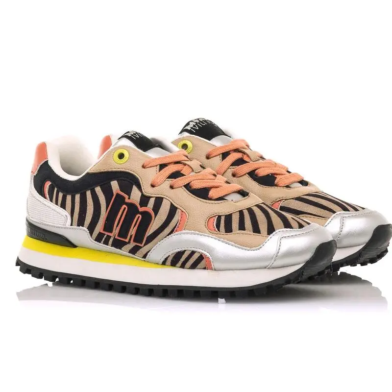 Zapatillas De Caminar Para Mujer Mtng Joggo En Color Beige - Imagen 2