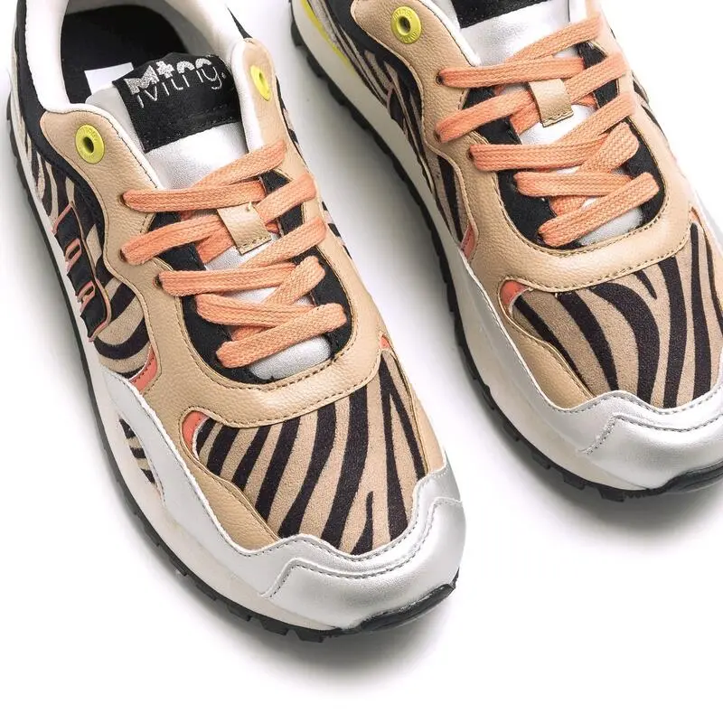 Zapatillas De Caminar Para Mujer Mtng Joggo En Color Beige - Imagen 5