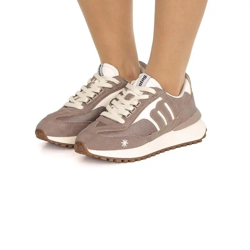 Zapatillas De Caminar Para Mujer Mtng Qamar En Color Marron - Imagen 2