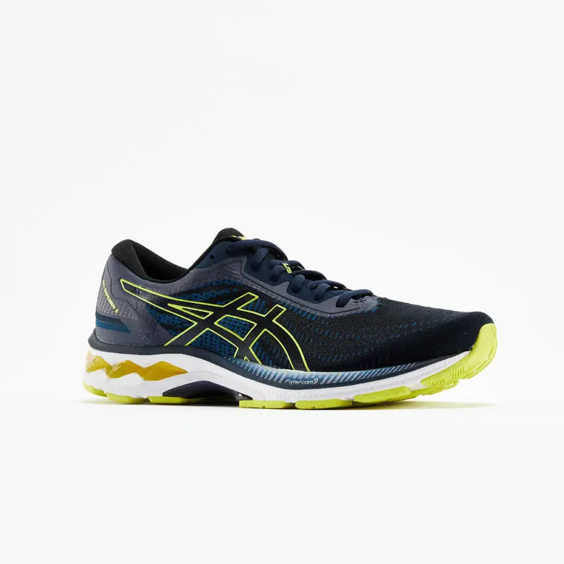 ZAPATILLAS RUNNING HOMBRE ASICS GEL SUPERION 5 NEGRO AZUL AMARILLO H - Imagen 2